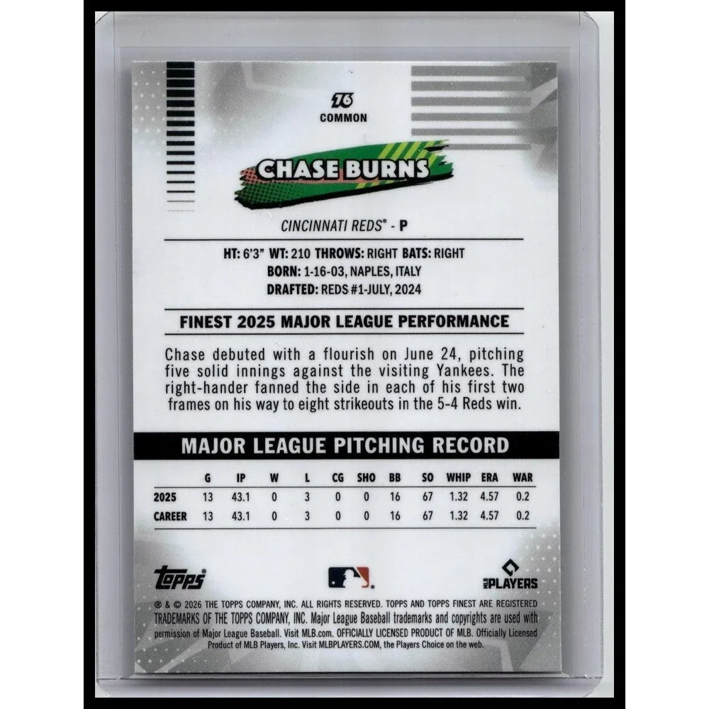 2026 Finest Chase Burns Geometric Refractors RC